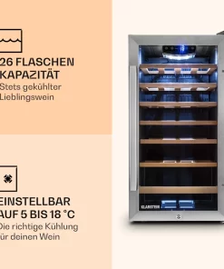 TỦ RƯỢU VANG KLARSTEIN VINAMOUR 26D - 15