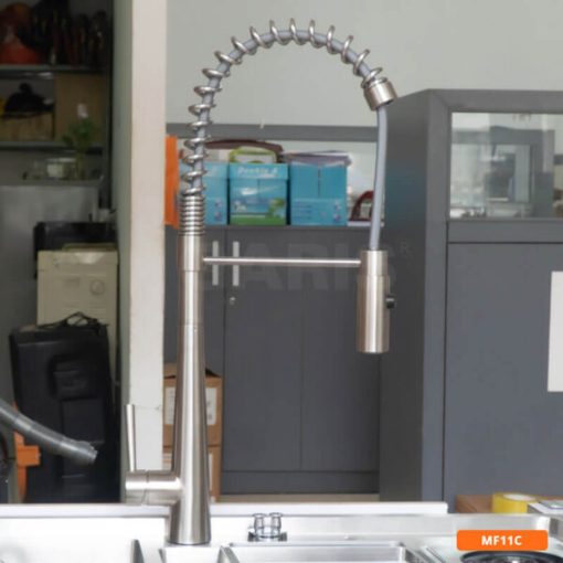Vòi rửa tay nóng lạnh inox cao cấp GARIS MF04E - 11
