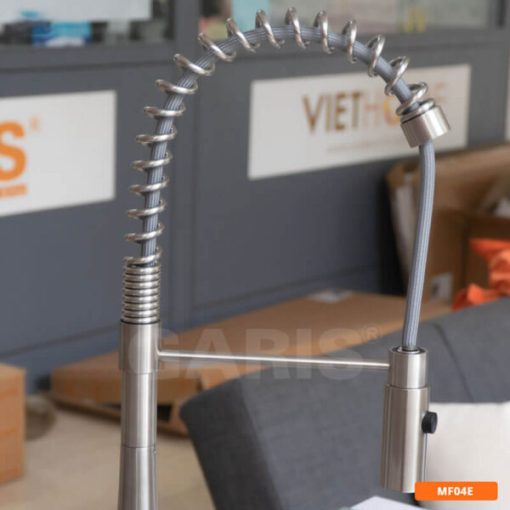 Vòi rửa tay nóng lạnh inox cao cấp GARIS MF04E - 5
