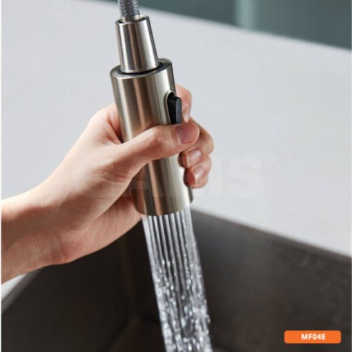 Vòi rửa tay nóng lạnh inox cao cấp GARIS MF04E - 9