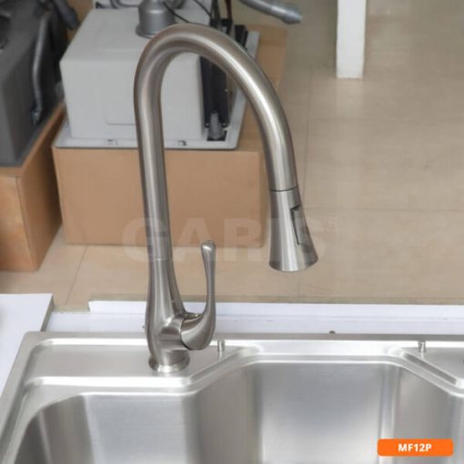 Vòi rửa tay nóng lạnh có dây rút Garis MF12P - 5