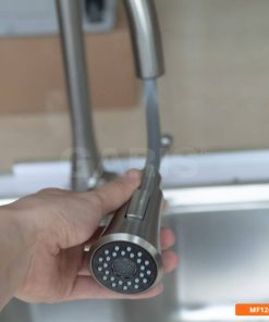 Vòi rửa tay nóng lạnh có dây rút Garis MF12P - 18 Vòi rửa tay nóng lạnh có dây rút Garis MF12P - 17