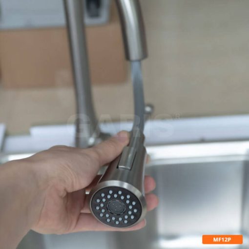 Vòi rửa tay nóng lạnh có dây rút Garis MF12P - 9