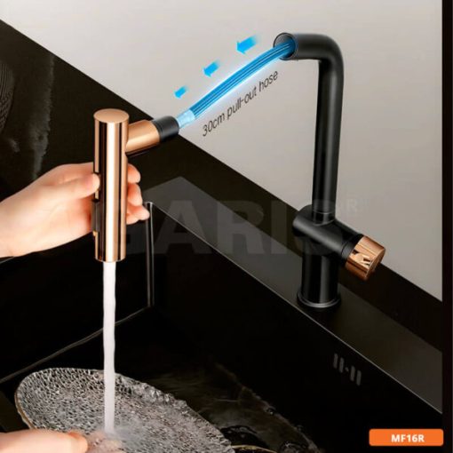 Vòi rửa tay nóng lạnh GARIS MF16R - 5