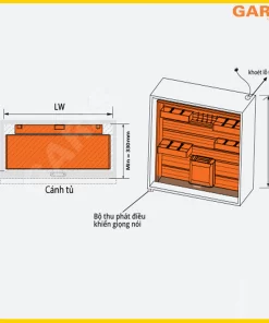 TỦ BẾP ĐIỆN TỬ THÔNG MINH GARIS ML05.80X - 12 TỦ BẾP ĐIỆN TỬ THÔNG MINH GARIS ML05.80X - 11