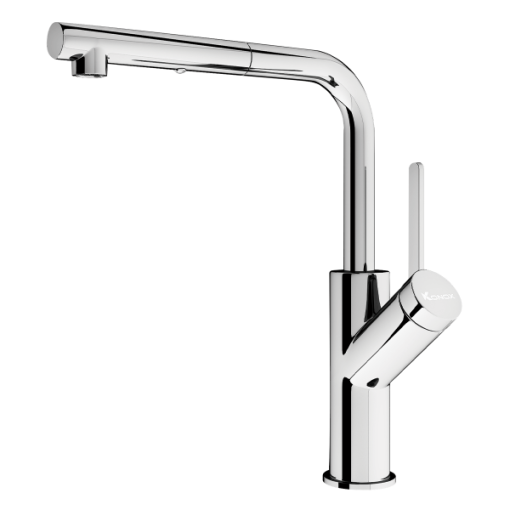 VÒI RỬA BÁT RÚT DÂY KONOX ARTAN CHROME - 1