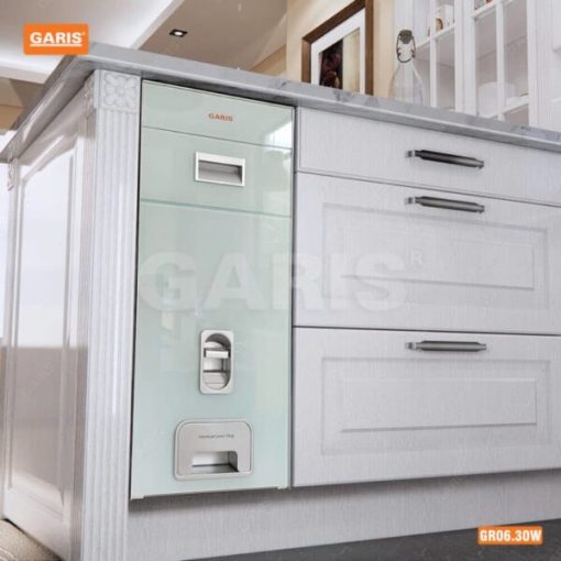 THÙNG GẠO MẶT KÍNH TRẮNG 15KG GARIS GR06.30W - 1