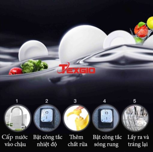 Máy Rửa Chén Bát Công Nghiệp UltraSonic Texgio Classic TGU-1200CS - 13