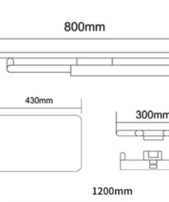 Cầu là âm tủ thông minh tủ quần áo Garis GW20 - 13