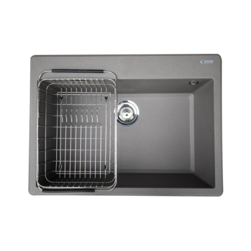 Chậu rửa bát KONOX Granite Sink Ruvita 680 Grey - 1