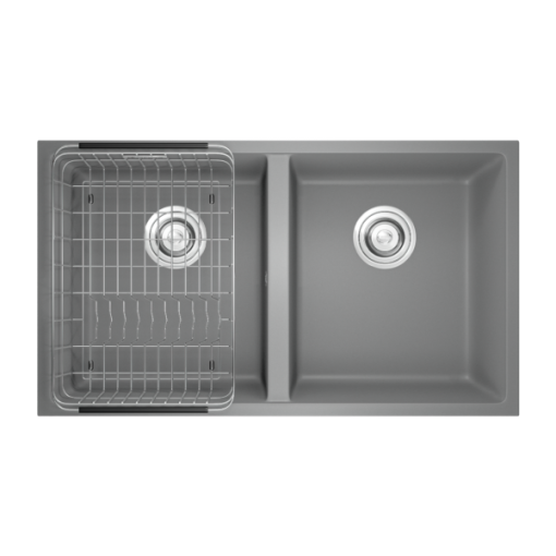 CHẬU RỬA BÁT KONOX GRANITE SINK VELOCI 760D–GREY - 1