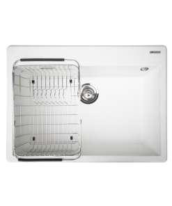 Chậu rửa bát KONOX Granite Sink Ruvita 680 WHITE SILVER