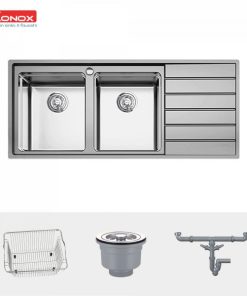 CHẬU RỬA BÁT KONOX Premium KS11650 2B Bàn phải - 10