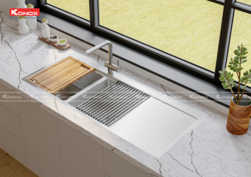 Vòi rửa bát KONOX rút dây KN1337 - 13