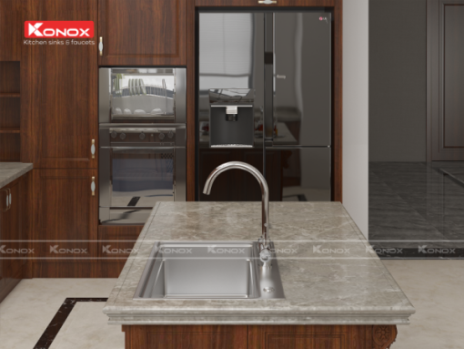 VÒI RỬA BÁT KONOX TRIM-WATER CHROME - 8