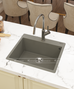 VÒI RỬA BÁT RÚT DÂY KONOX PONTE CHROME - 35 VÒI RỬA BÁT RÚT DÂY KONOX PONTE CHROME - 34