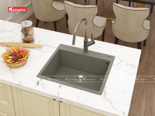 VÒI RỬA BÁT RÚT DÂY KONOX PONTE CHROME - 15