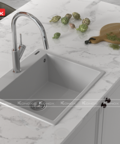 VÒI RỬA BÁT RÚT DÂY KONOX PONTE CHROME - 31 VÒI RỬA BÁT RÚT DÂY KONOX PONTE CHROME - 30