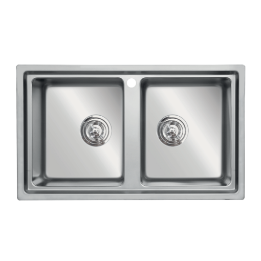 Turkey sink Beta 860Siphon, giá úp bát inox KONOX - 1