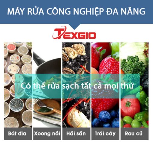 Máy Rửa Chén Bát Công Nghiệp UltraSonic Texgio Classic TGU-1200CS - 11