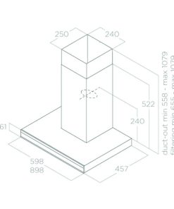 Máy hút mùi ELICA ADÉLE BLIX/A/60 PRF0167314 - 12 Máy hút mùi ELICA ADÉLE BLIX/A/60 PRF0167314 - 11