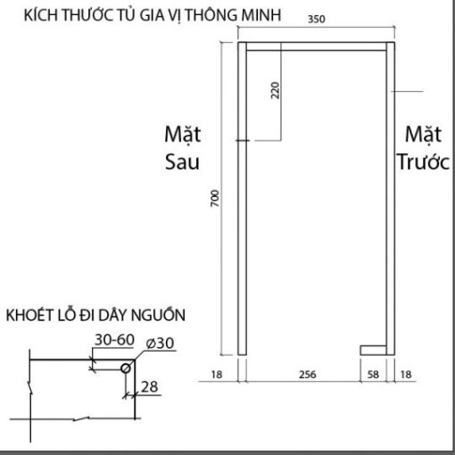 GIÁ GIA VỊ THÔNG MINH (GIÁ GIA VỊ ĐIỆN) EUROGOLD EMS3080 - 7