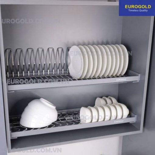 Giá bát cố định inox SUS304 nan Oval Eurogold EPV8090 - 1