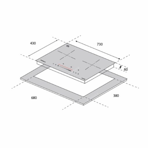 BẾP TỪ 2 VÙNG NẤU EUROGOLD EUH2288 - 7