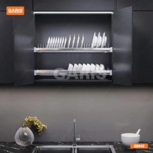 GIÁ BÁT ĐĨA CỐ ĐỊNH 2 TẦNG NAN TRÒN GARIS GB04.90E - 13