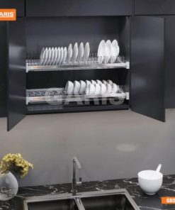 GIÁ BÁT ĐĨA CỐ ĐỊNH 2 TẦNG NAN TRÒN GARIS GB04.60E