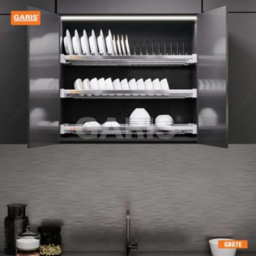 GIÁ BÁT ĐĨA CỐ ĐỊNH 3 TẦNG NAN TRÒN GARIS GB07.80E - 5