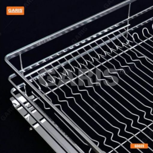 Giá bát đĩa Inox nan vuông cánh kéo GARIS GD02.80E - 7