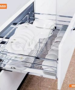 Giá bát đĩa Inox nan vuông cánh kéo GARIS GD02.90E