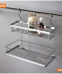 Giá để gia vị 2 tầng inox nan Garis GI04.3