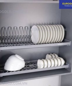 Giá bát cố định inox SUS304 nan Oval Eurogold EPV8080