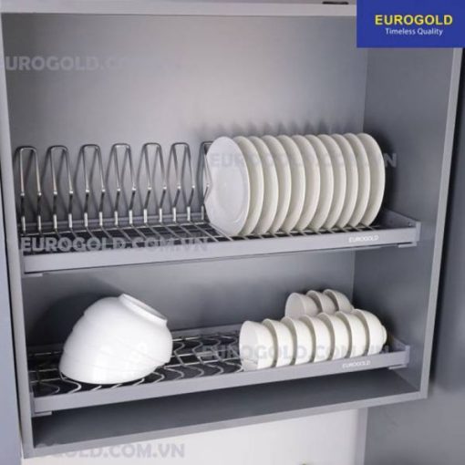 Giá bát cố định inox SUS304 nan Oval Eurogold EPV8080 - 1