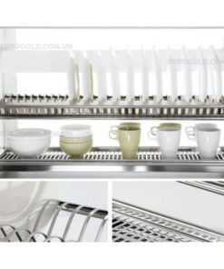 Gía chén đĩa cố định chữ V Eurogold inox304 EP180