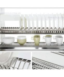 Giá chén đĩa cố định chữ V Eurogold inox201 EU01060