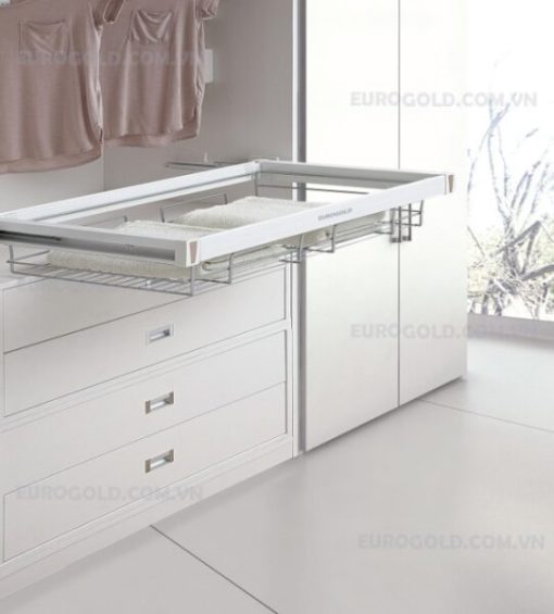 Rổ để đồ gấp ray giảm chấn EVA380 - 1