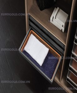 Giỏ để đồ gấp ray giảm chấn lưới cao cấp EUA2160