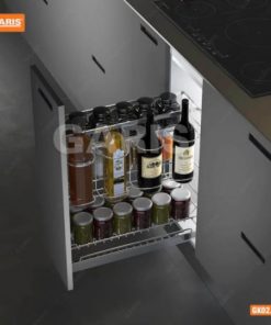 Giá chai lọ gia vị 2 tầng Garis GK02.25C