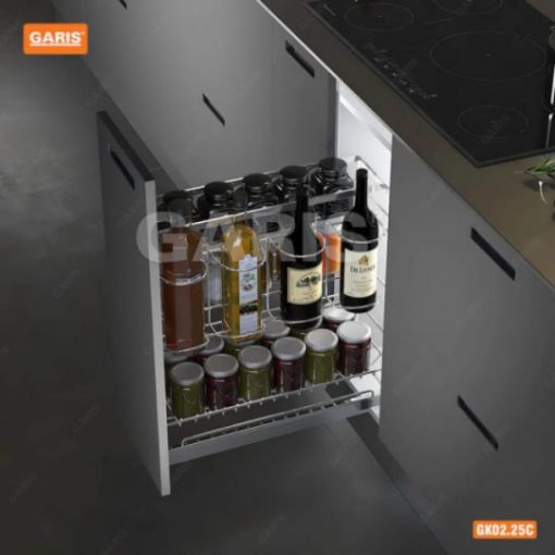 Giá chai lọ gia vị 2 tầng Garis GK02.25C - 1