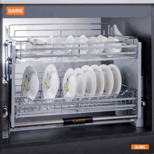 GIÁ BÁT ĐĨA NÂNG HẠ NAN VUÔNG GARIS GL06.90C - 5