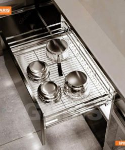 Giá xoong nồi cánh kéo nan vuông Garis GP02.70C