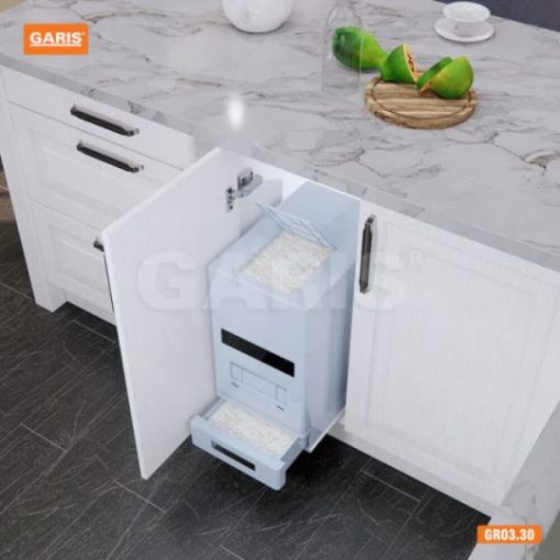 Thùng gạo thông minh 15kg cánh mở GARIS GR03.30 - 1