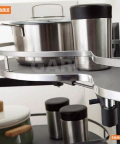 Giá xoay 1/2 hình chiếc lá đáy gỗ GARIS GS03N.90L/R - 11