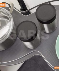 Giá xoay 1/2 hình chiếc lá đáy gỗ GARIS GS03N.90L/R - 13