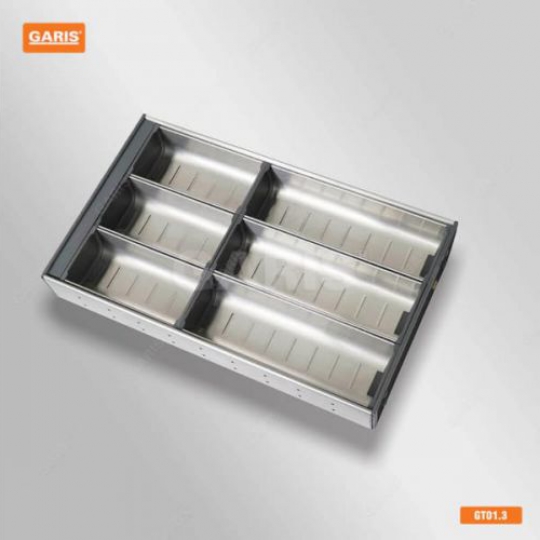 Khay chia ngăn kéo inox hãng GARIS GT01.3 - 3