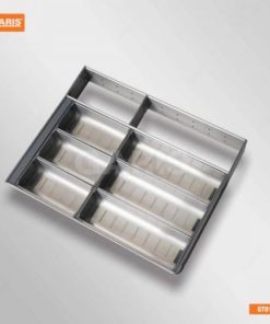 Khay chia ngăn kéo inox hãng GARIS GT01.4 - 12 Khay chia ngăn kéo inox hãng GARIS GT01.4 - 11