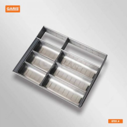 Khay chia ngăn kéo inox hãng GARIS GT01.2 - 2